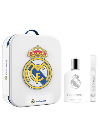 Real Madrid Eau De Toilette Vaporisateur 100ml Coffret 3 Produits