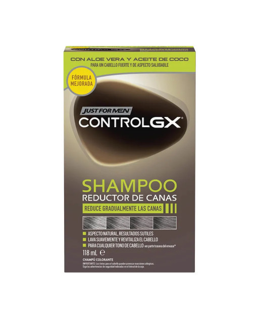 Just for Men Control Gx Shampooing Réducteur De Cheveux Gris 118ml