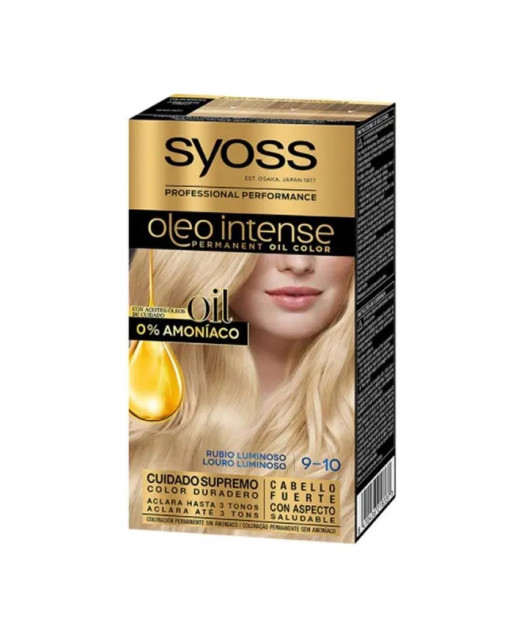 Syoss Oleo Intense Permanent Hair Color 9-10 Luminous Blonde