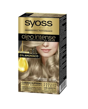 Syoss Oleo Intense Permanent Hair Color 8-05 Beige Blonde