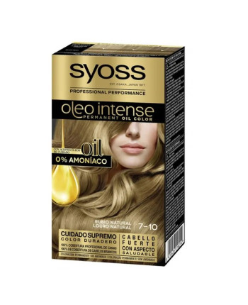 Syoss Oleo Intense Permanent Hair Color 7-10 Natural Blonde