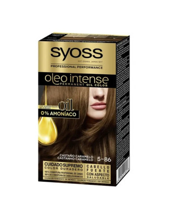 Syoss Oleo Intense Permanent Hair Color 5-86 Caramel Brown