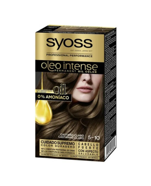 Syoss Oleo Intense Permanent Hair Color 5-10 Light Brown