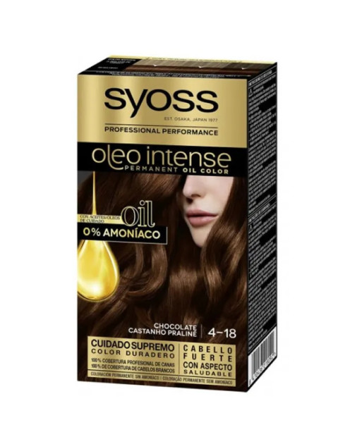 Syoss Oleo Intense Permanent Hair Color 4-18 Chocolate