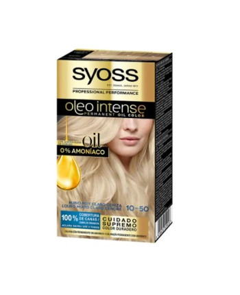 Syoss Oleo Intense Permanent Hair Color 10-50 Light Ash Blonde
