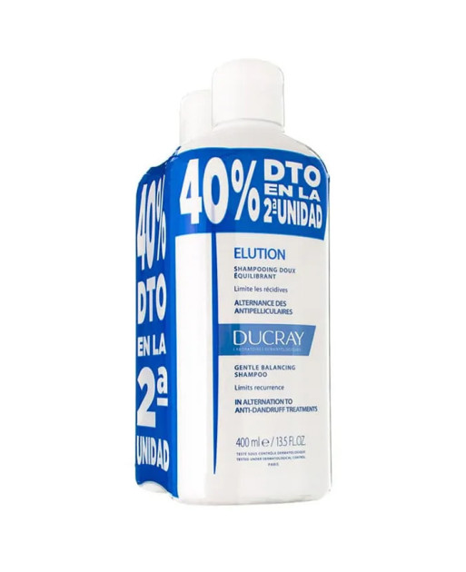 Ducray Elution Shampooing Traitant DermoProtecteur 2x400ml