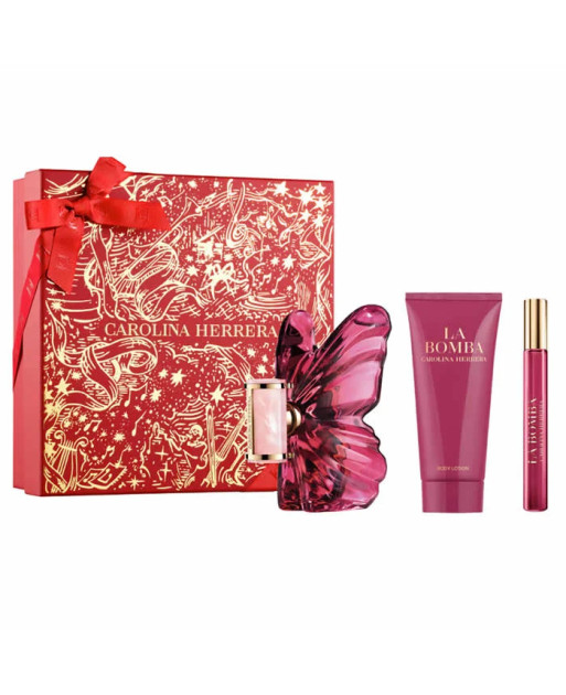 Carolina Herrera La Bomba Eau De Parfum Vaporisateur 80ml Coffret 3 Produits